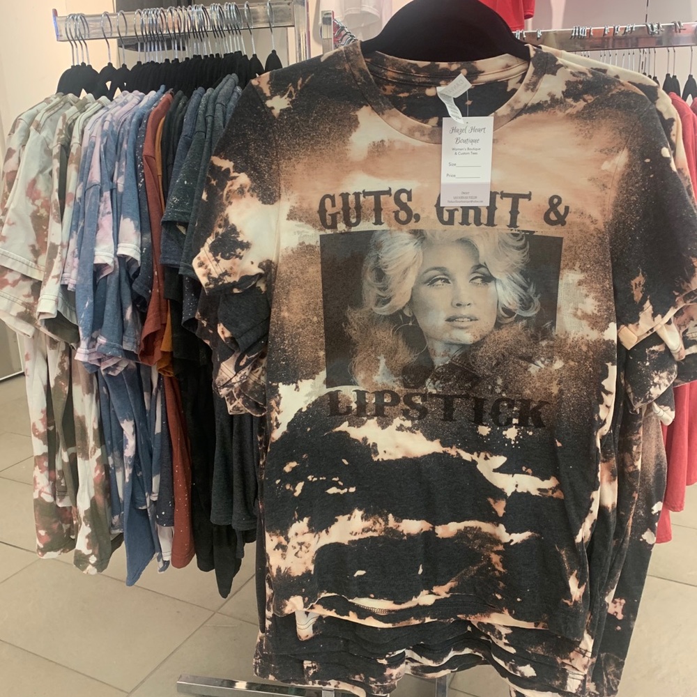 Guts grit lipstick bleached t